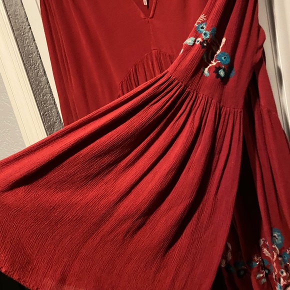 Free People Flared Sleeve Mini Dress - Picture 6 of 7